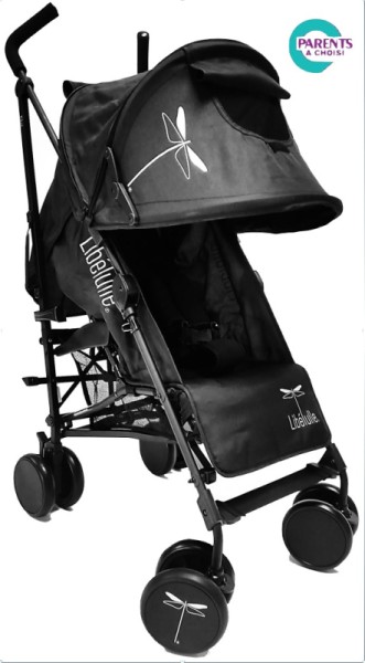 Libélulle Poussette Canne Kikoé 2.0 Total Black